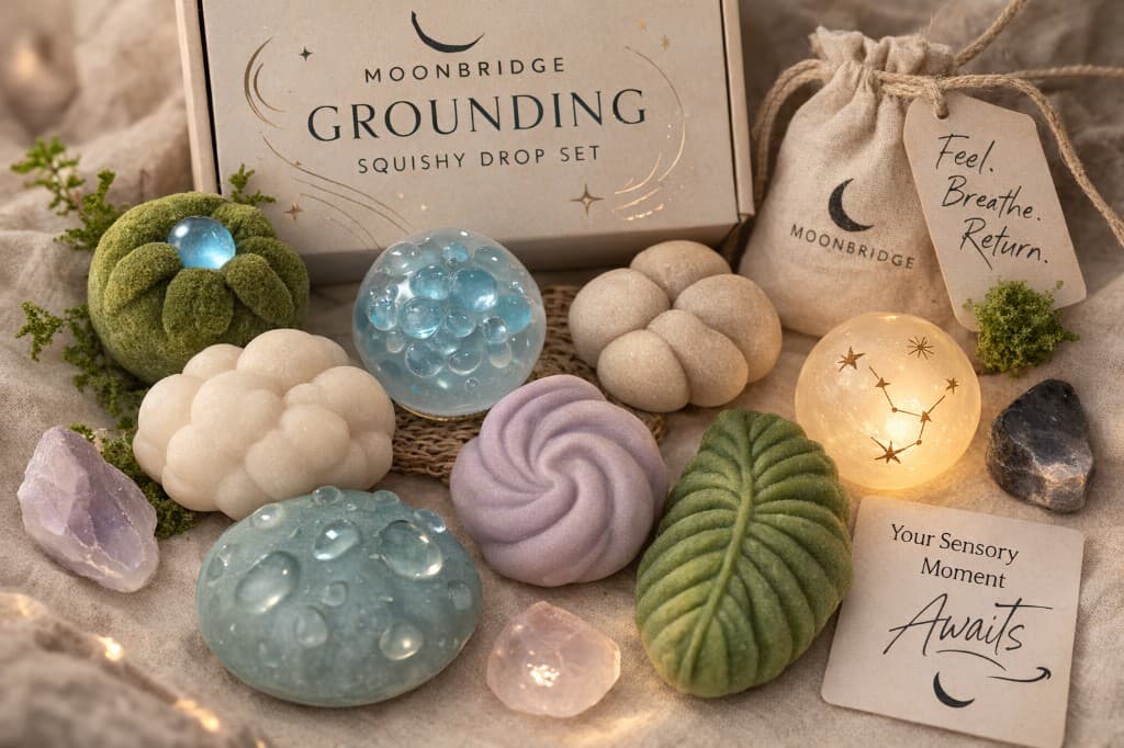 Moonbridge Grounding sensory squishies and tactile tools